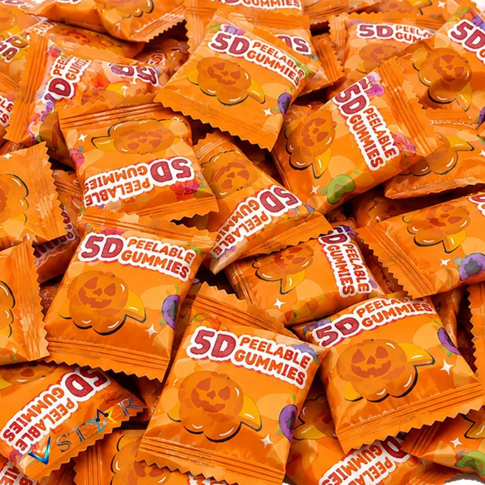 3D Halloween Peelable Gummies